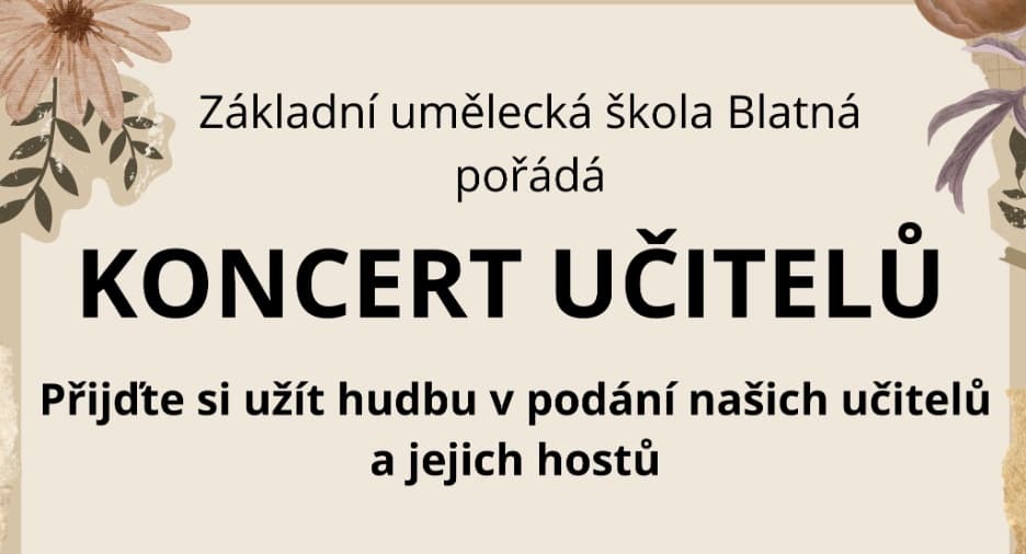 Teachers’ Concert at Castle Blatna