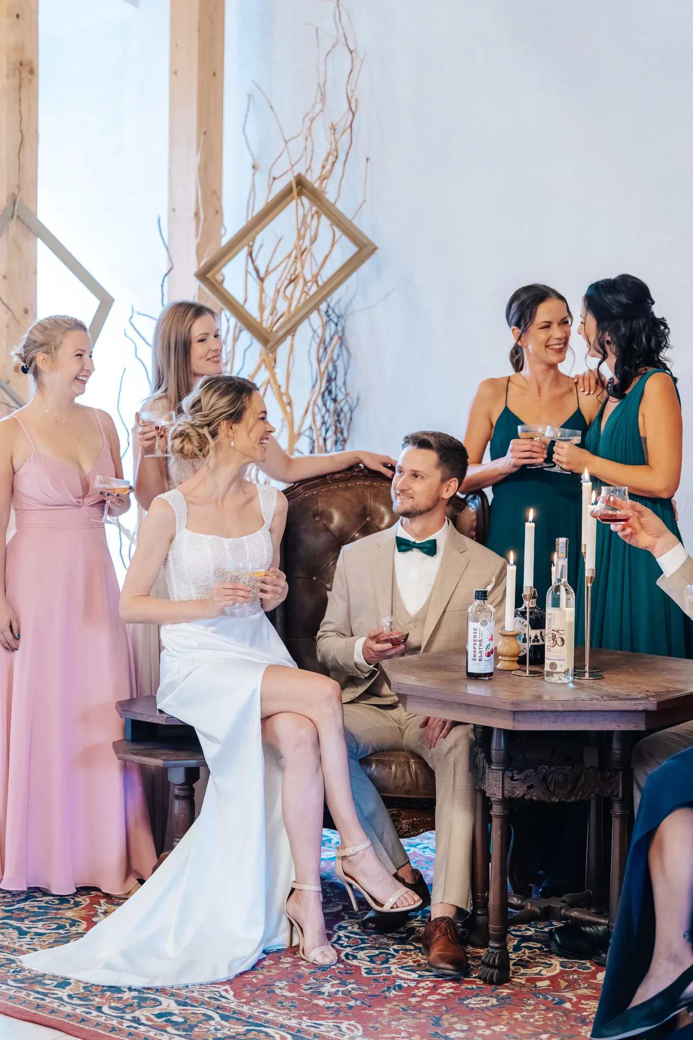 Wedding reception in the Bavarian Palace hall