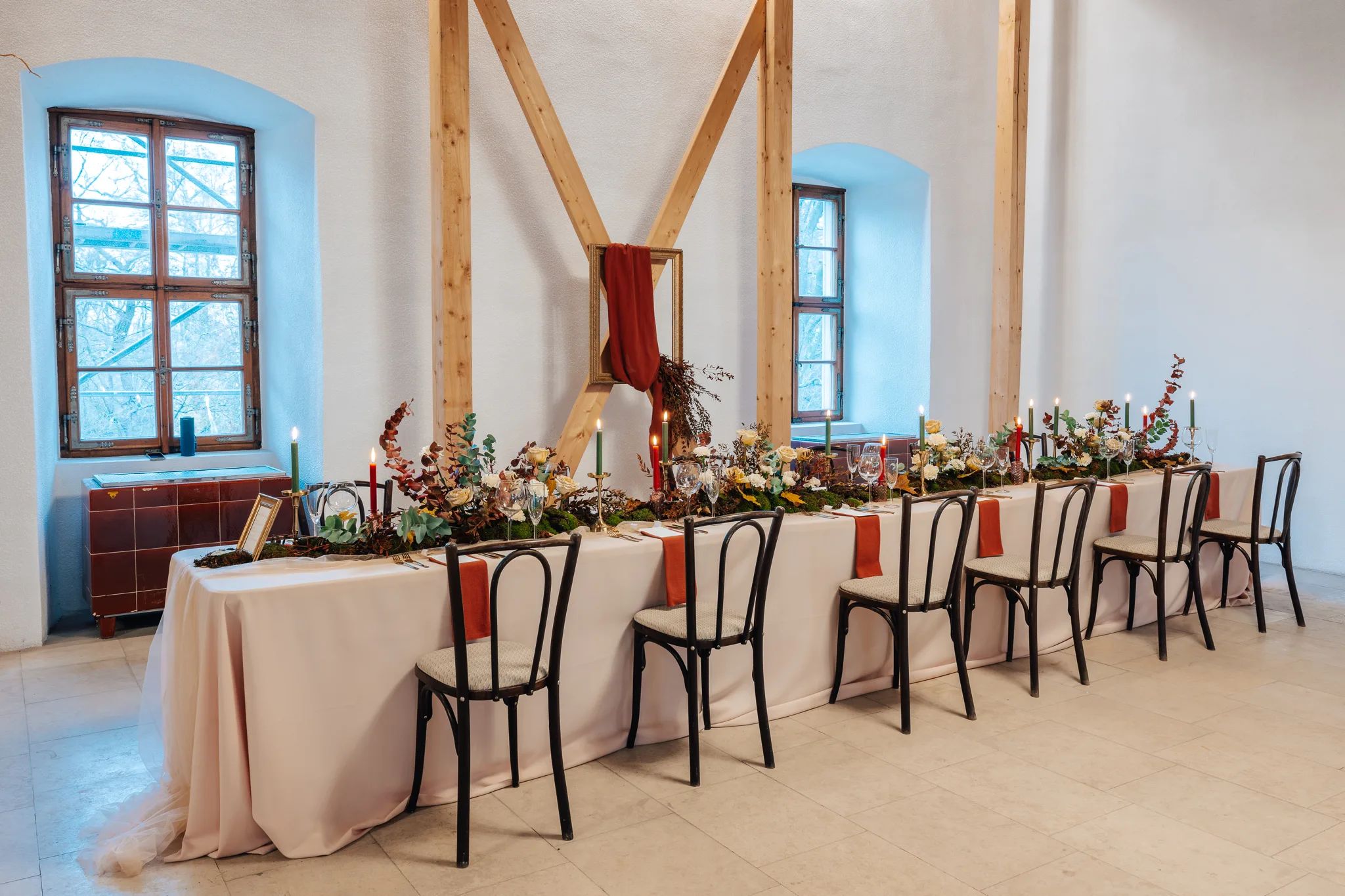 Wedding reception in the Bavarian Palace hall