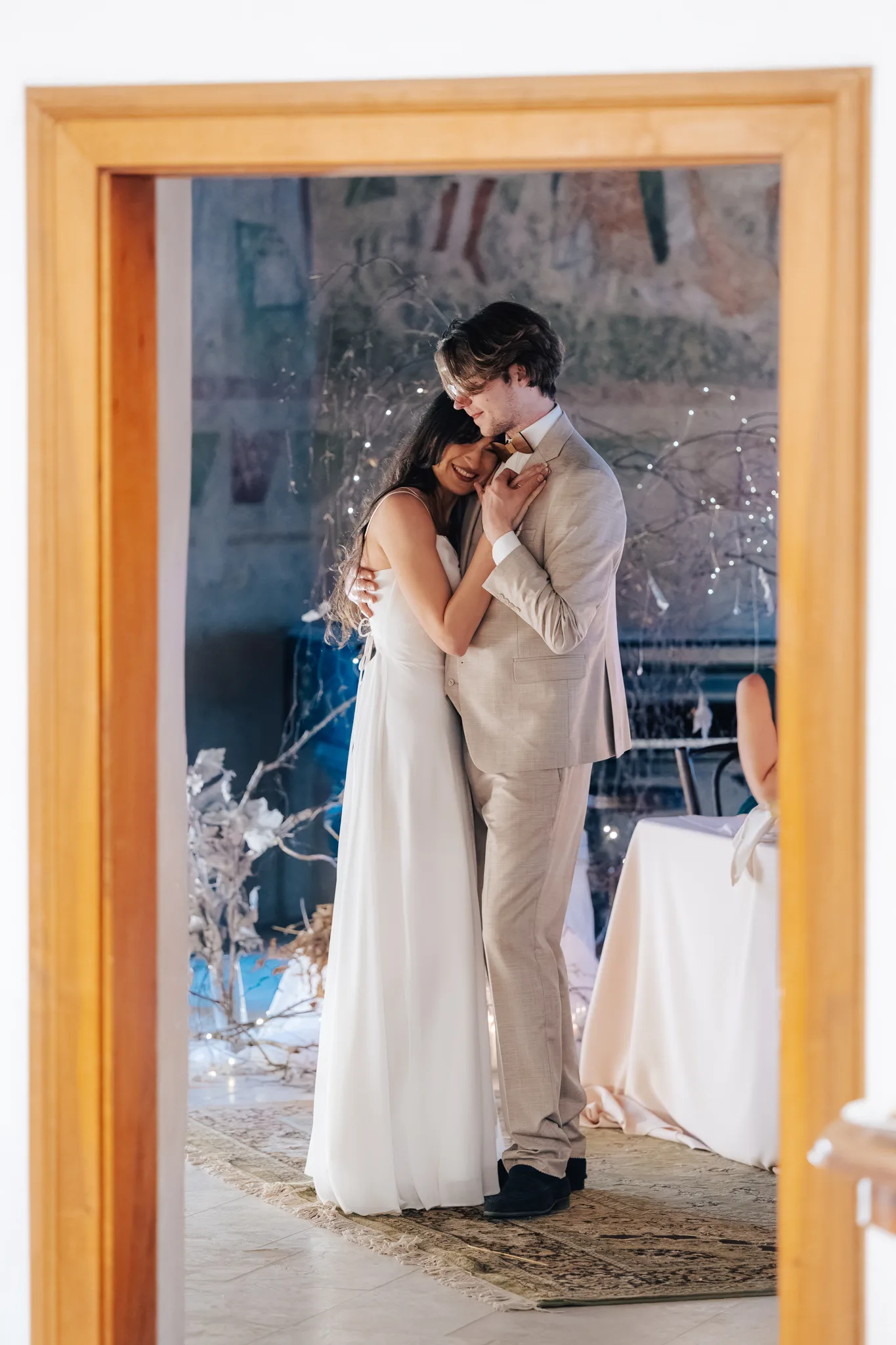 Wedding reception in the Fresco Hall