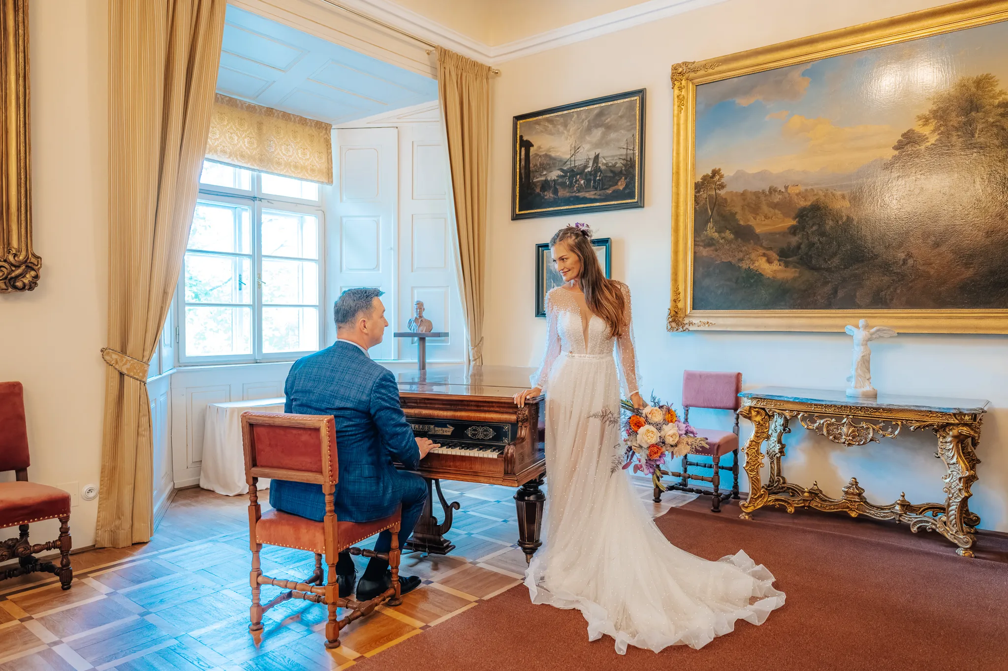 Wedding ceremony in the Picture Gallery
