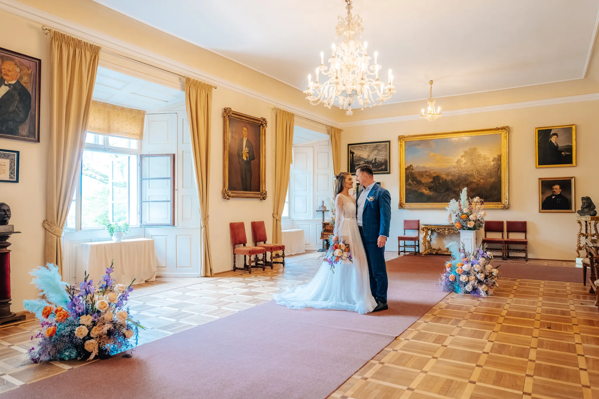 Wedding ceremony in the Picture Gallery